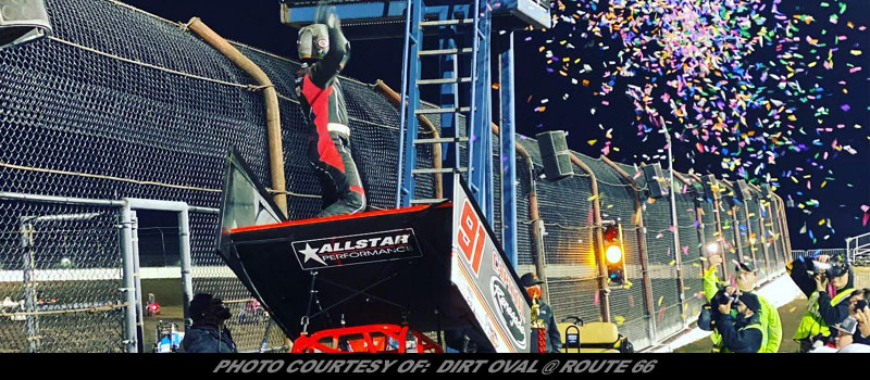 Kyle Reinhardt On Top At Dirt Oval @ Route 66 For First-Ever All Star ...