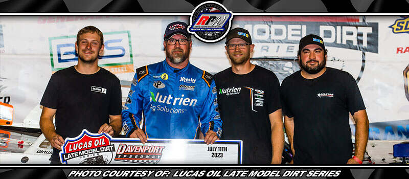 Jonathan Davenport Cashes In During Lucas Oil Late Model Dirt Stop At ...