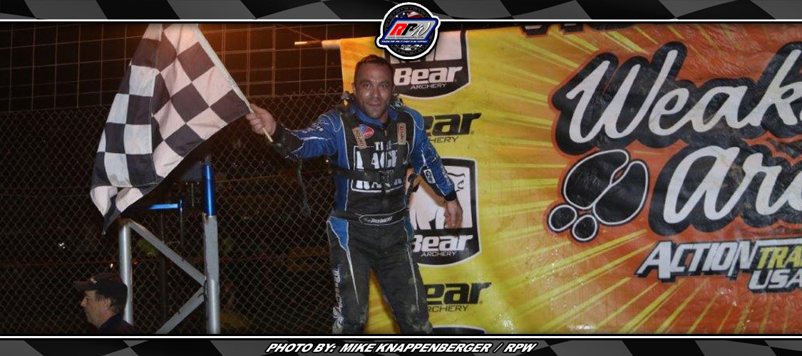 Tim Buckwalter Wins “Muddy Miracle” Fair Week National At Action Track