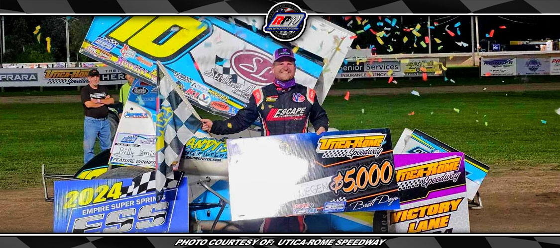 Utica Raceway Billy V Scores Cole Cup Empire Super Sprints A-Main Win At Utica-Rome ...